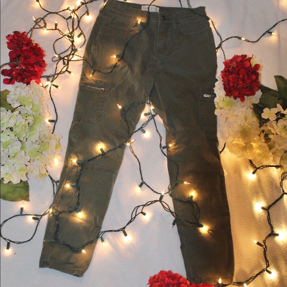 Green jeans